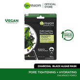 Garnier - Skin Active Pure Charcoal Black Algae Tissue Face Mask - 28g
